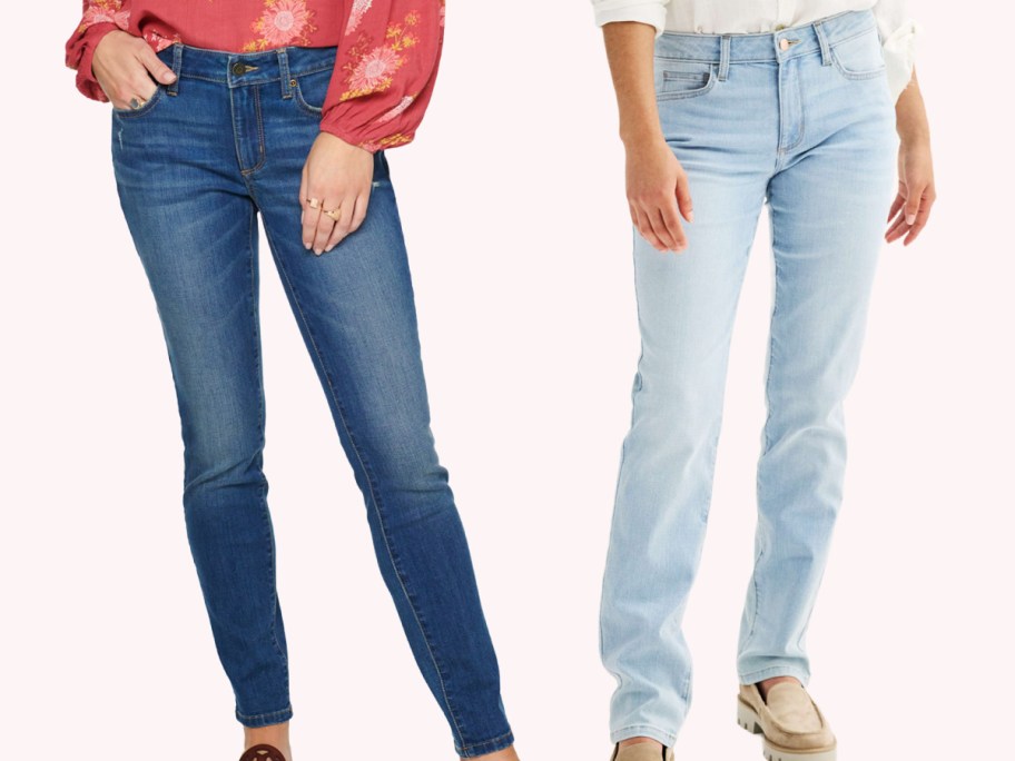 women wearing sonoma jeans from Kohls