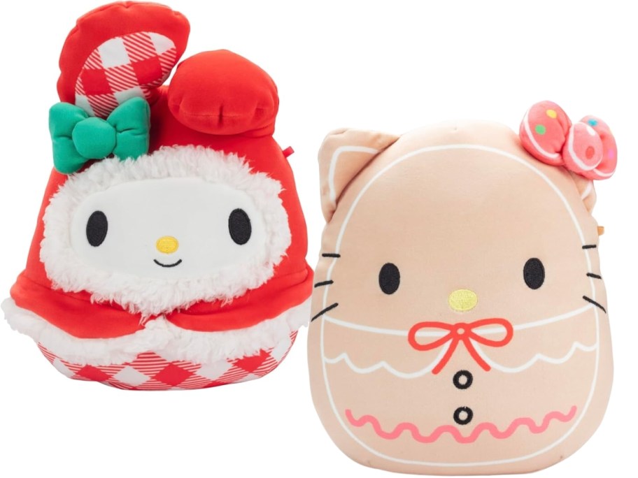 My Melody and Hello Kitty Christmas Squishmallows