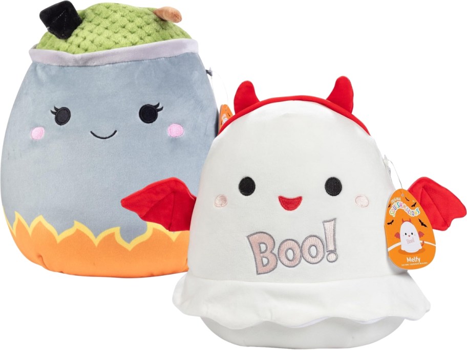 Witches Brew and Devil Ghost Squishmallows