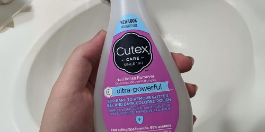 Cutex Nail Polish Remover Just $1.78 Shipped on Amazon (Reg. $3)
