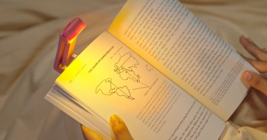 Rechargeable Clip-On Book Light Only $12 on Amazon | Thousands of 5-Star Reviews!