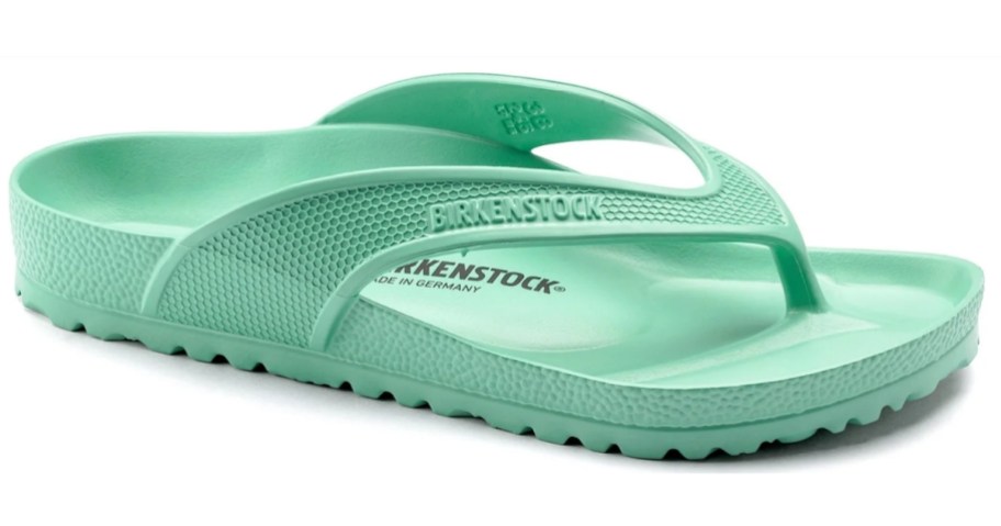 light green Birkenstocks EVA sandals