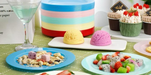 Plastic Dessert Plates 100-Pack Only $14.99 on Amazon | Great for Parties, Baby Showers, + More!