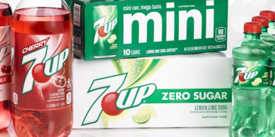 Soda 12-Packs from $3.92 Shipped on Amazon | 7UP, Dr. Pepper & More