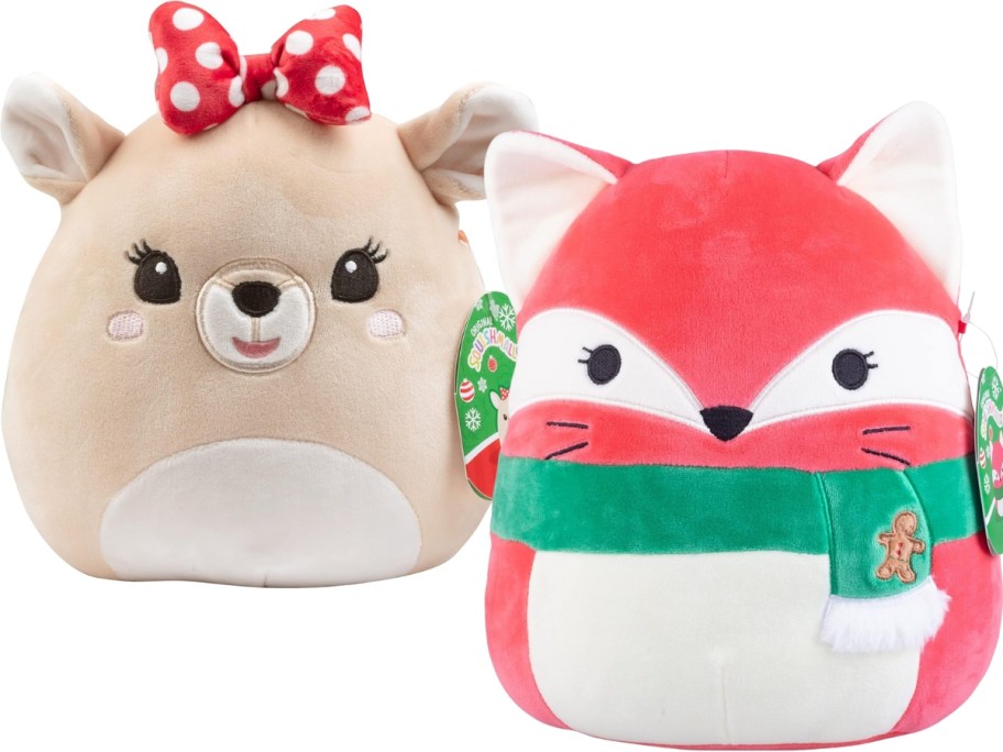 Reindeer and Fix Christmas Squishmallows