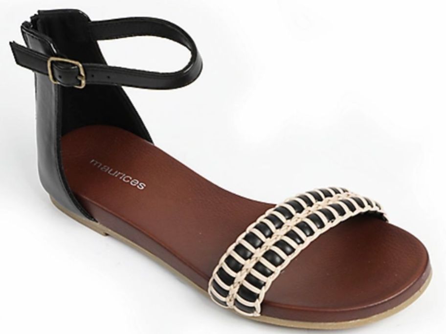 An Alice Sandal in brown and black