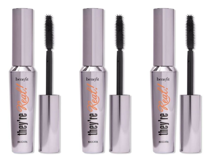 3 tubes of Benefit Cosmetics They're Real Mascara