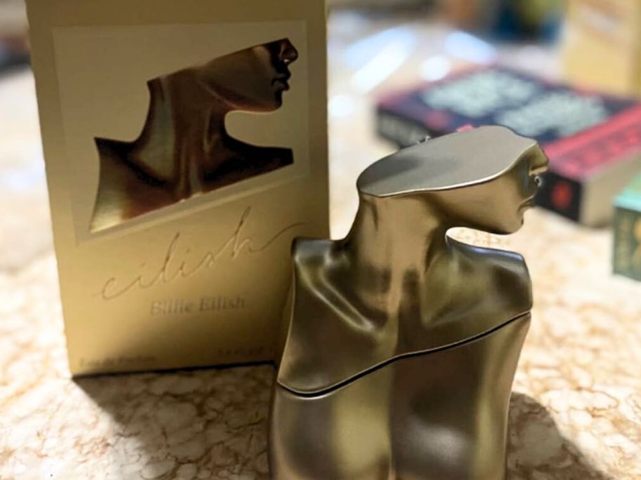 A bottle of Billie Eilish Perfume