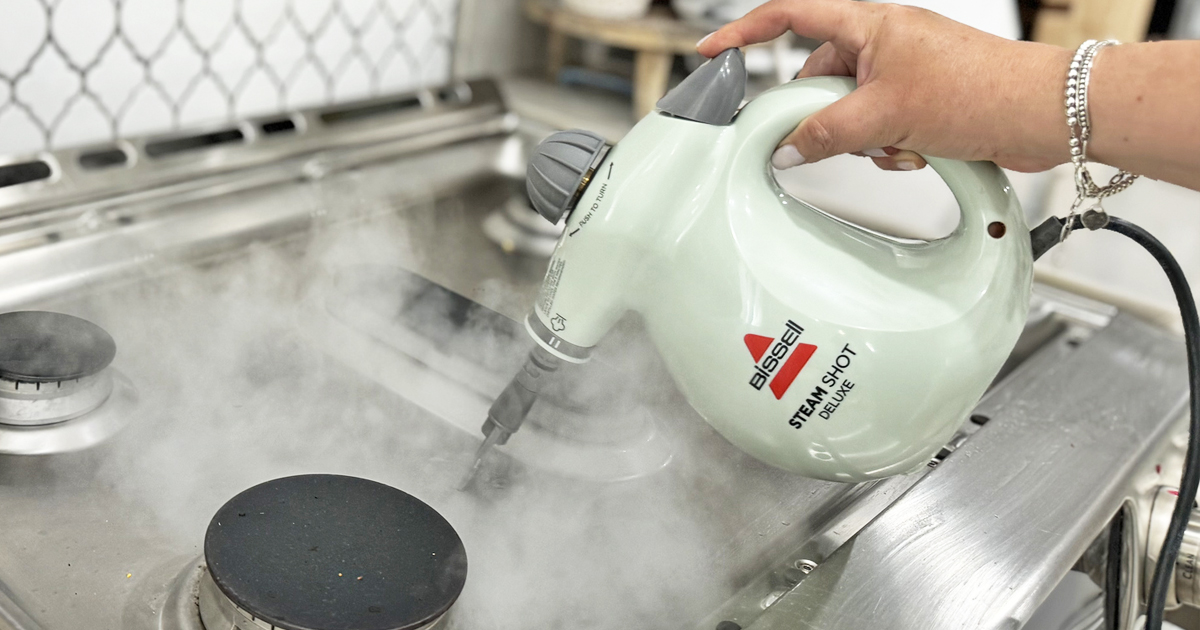 Bissell SteamShot Steam Cleaner from $31 Shipped (Eliminates 99% of Bacteria Using Only Water)