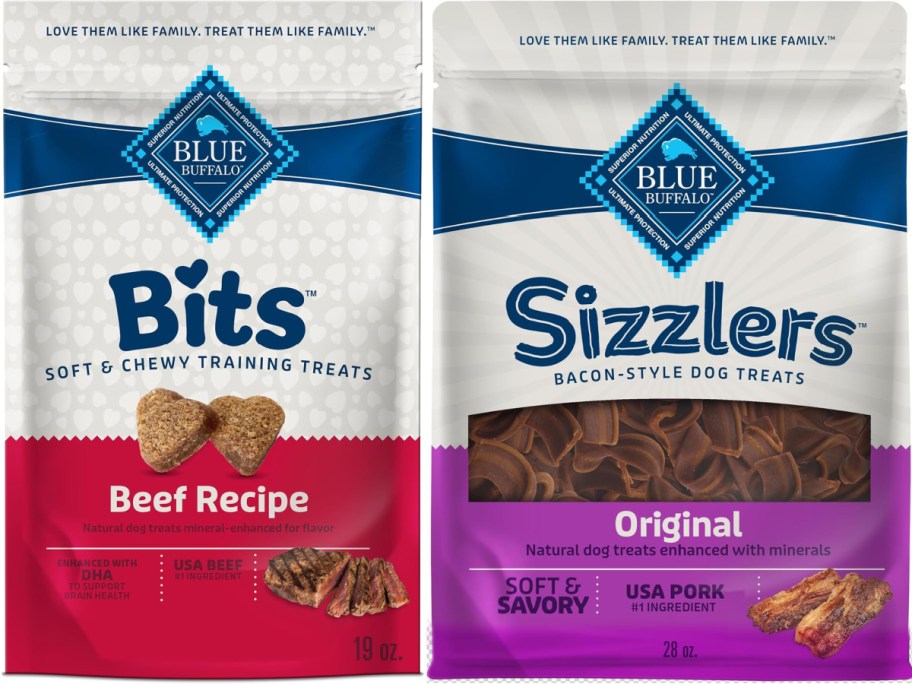 Blue Buffalo Bits and sizzler bags