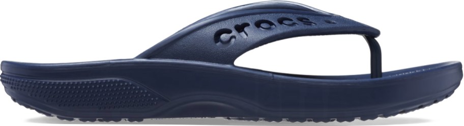 navy blue crocs flip flop