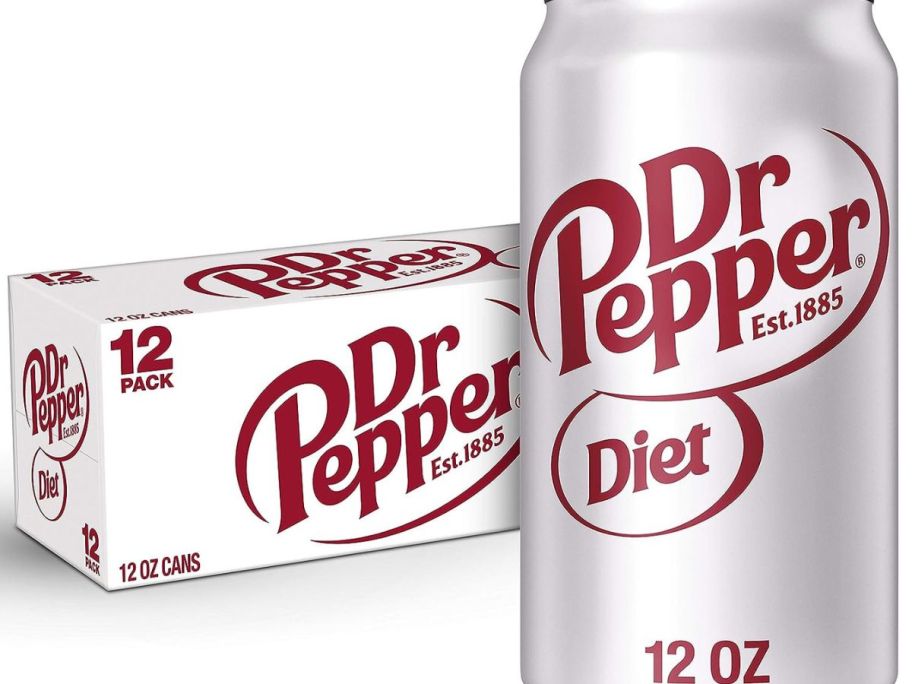 Diet Dr Pepper Soda 12-Pack
