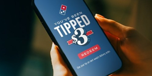 Get a $3 Domino’s Coupon When You Tip Your Delivery Driver