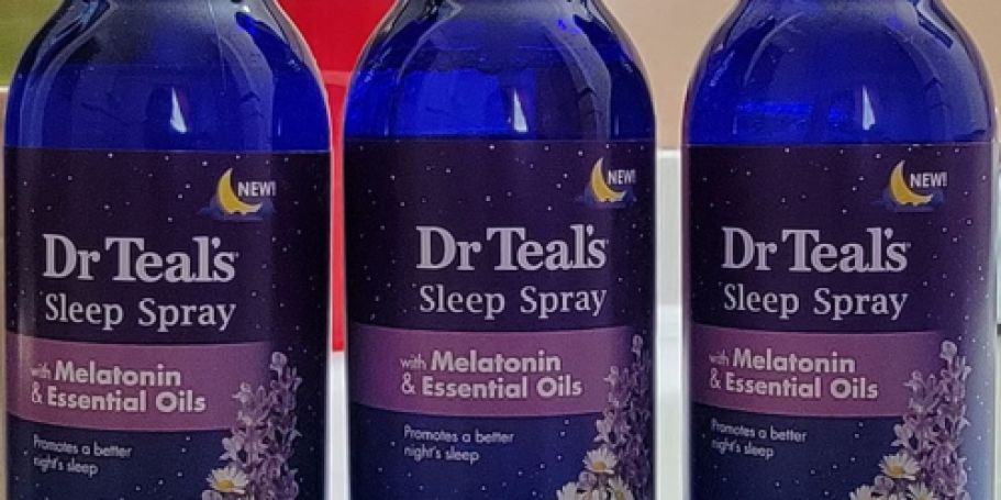 Get a 3-Pack of Dr Teal’s Sleep Spray w/ Melatonin for Only $12 Shipped on Amazon (Reg. $21)