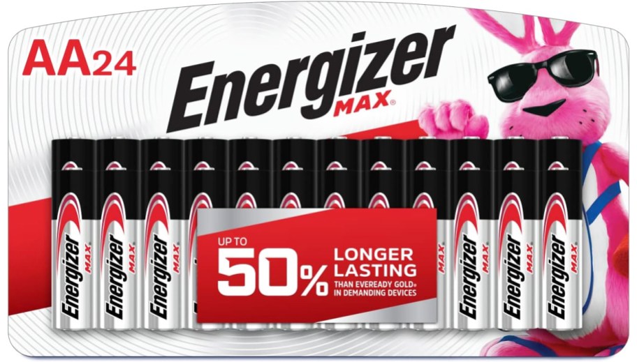large pack of Energizer Max AA Batteries