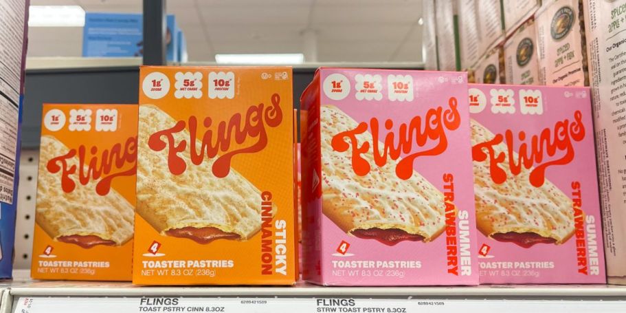 FREE Flings Toaster Pastries After Cash Back at Target | High Protein & Keto Friendly!