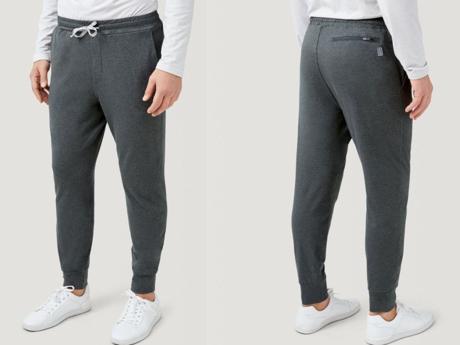Stock images of a man wearing Free COuntry Joggers