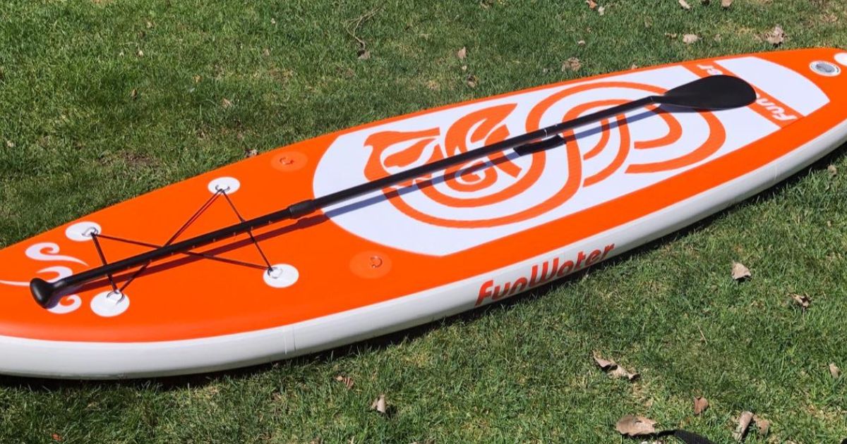 Inflatable Paddle Board Only $79.96 Shipped on Amazon (Reg. $200) | Includes Pump, Backpack, & More