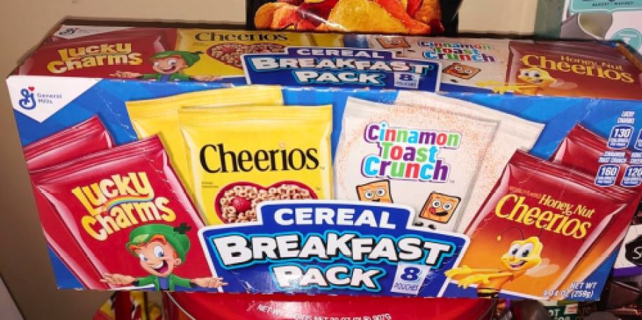 General Mills Cereal Variety Pack 8-Count Only $3.58 Shipped on Amazon