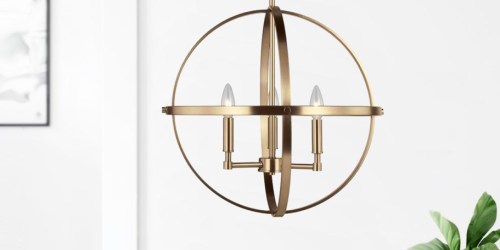 Up to 70% Off Home Depot Lighting + Free Shipping | Orb Pendant Light Just $51.82 Shipped