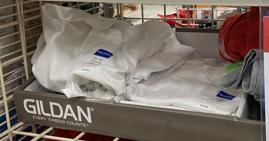 Gildan White T-Shirt 6-Pack Only $18.97 on Walmart.com | Just $3.16 Per Shirt!
