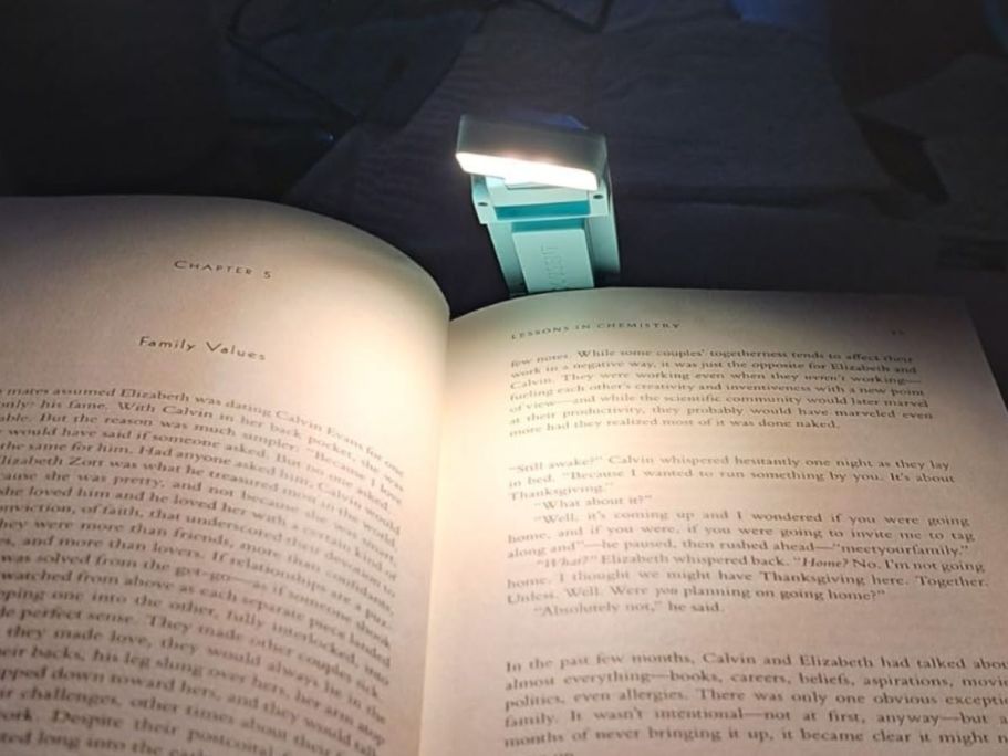 Rechargeable Clip-On Book Light Only $10.99 Shipped for Amazon Prime Members (Regularly $23)