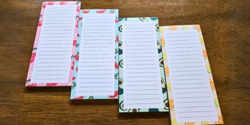 Adorable Fruit Notepads 4-Pack JUST $5 Shipped on Amazon (50 Sheets Each + Full Magnetic Back)