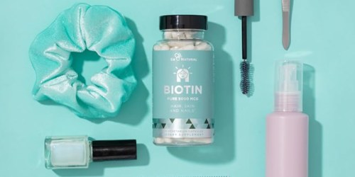 Biotin Supplement 120-Count Just $11.99 Shipped on Amazon | Supports Healthy Hair, Skin, & Nails