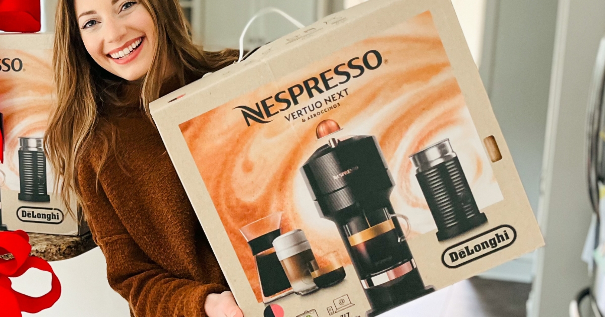 Nespresso Vertuo Next Coffee & Espresso Maker Bundle $99.99 Shipped on Target.com (Reg. $230)