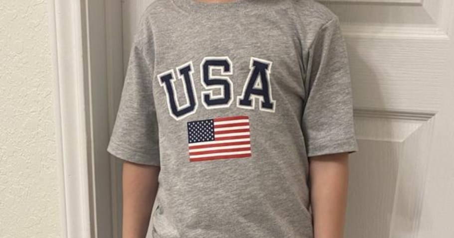Patriotic T-Shirts from $6.98 on SamsClub.com – Great for the Olympics or 4th of July!