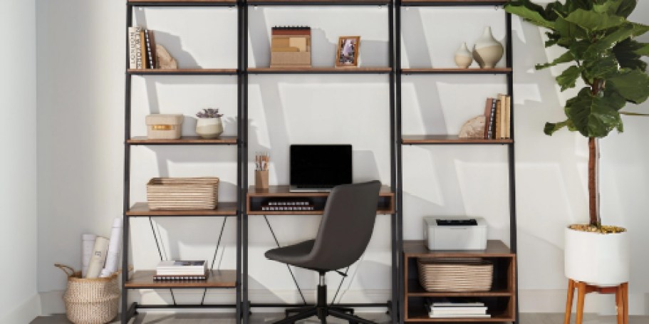 Modern Ladder Desk Just $79.99 Shipped on OfficeDepot.com + Get a Matching Bookcase for the Same Price!