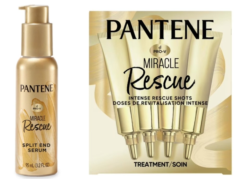 Pantene Intense Rescue serum and hair masks