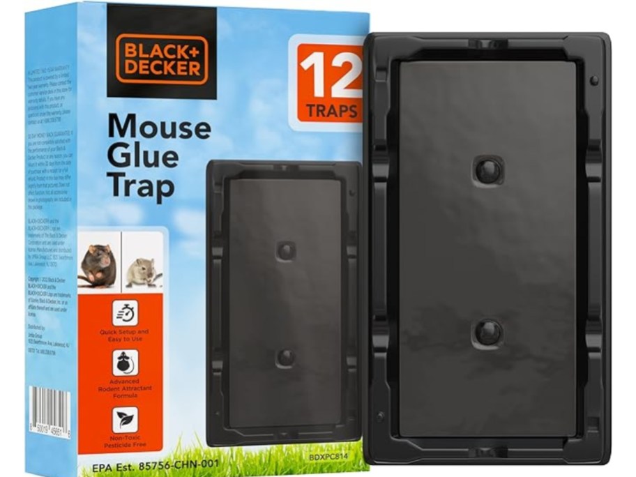 box of Black+Decker Sticky Traps for Mice & Bugs