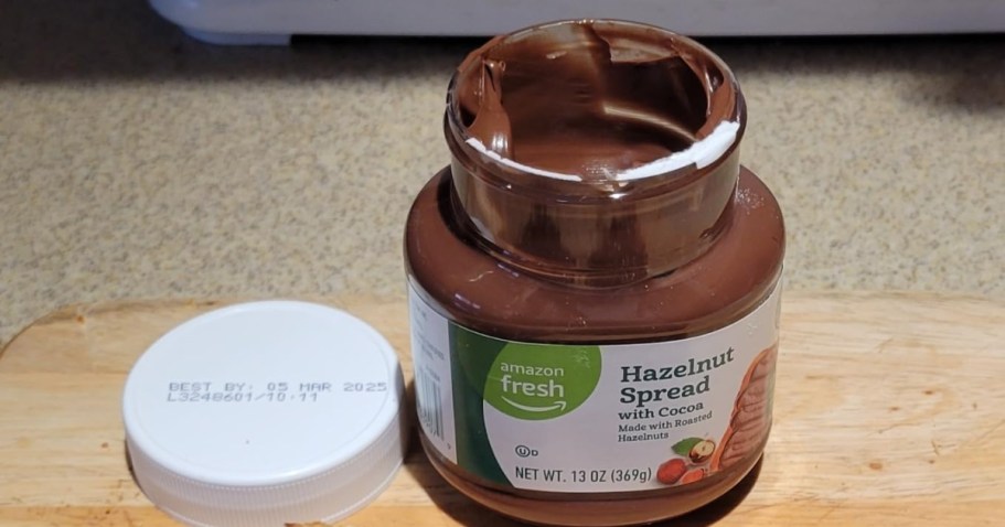 Amazon Fresh Hazelnut Spread 13oz Jar Just $2.90 Shipped – YUM!