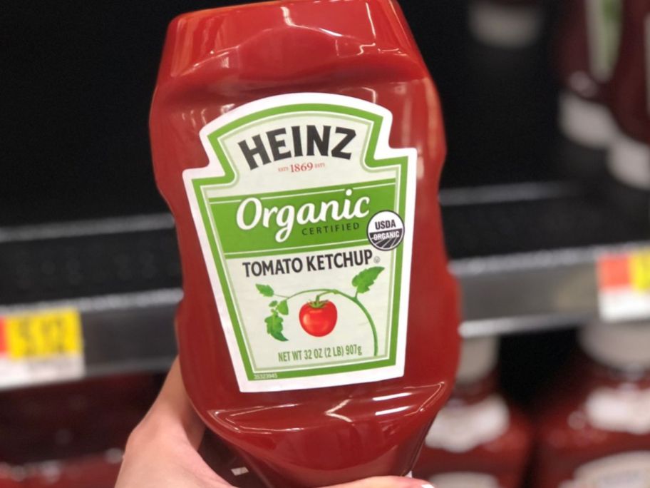 A Bottle of Heinz Organic Tomato Ketchup