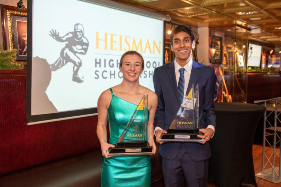The 2022 winners of the Heisman Scholarship for High School Students 