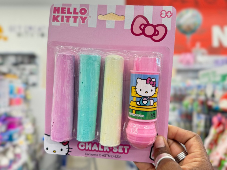 Hello Kitty Chalk Set 4-Pack at Five Below