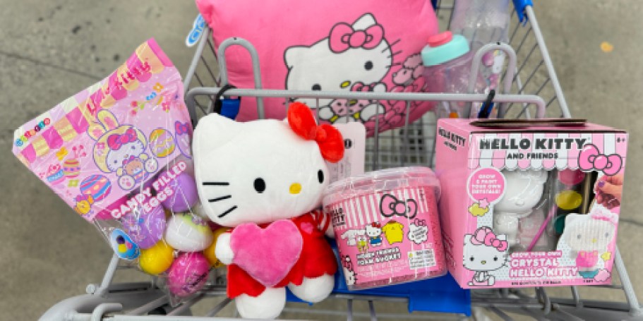 NEW Five Below Hello Kitty Items UNDER $6 | Chalk Set, Foam Bucket, Eggs, & More!