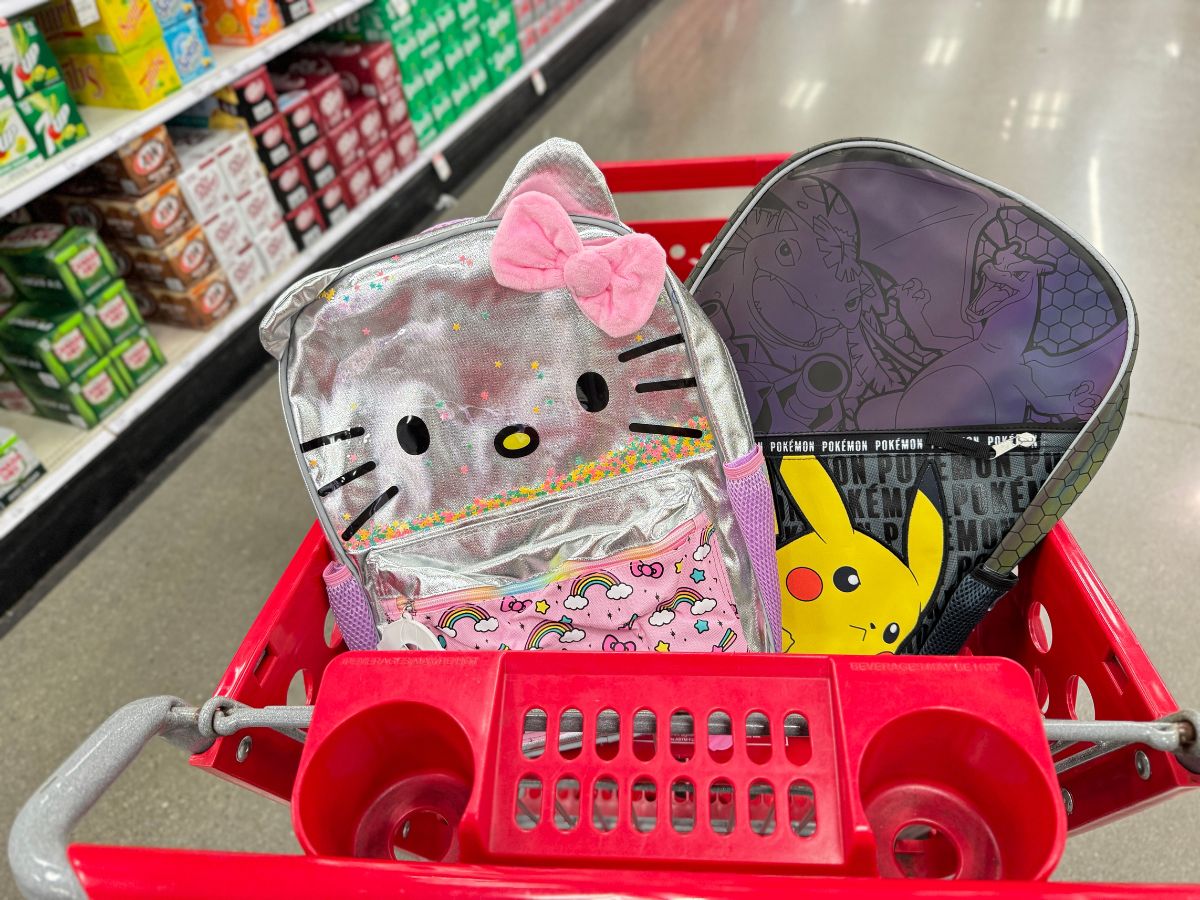 Get 30% Off Target Backpacks | Hello Kitty, Pokemon, Disney, & More from $10.49!