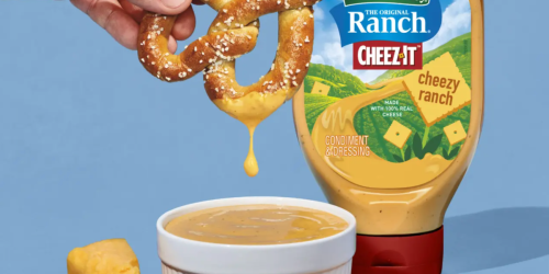 Cheez-It Fans! Try the NEW Hidden Valley Cheezy Ranch Dressing (Coming Soon)