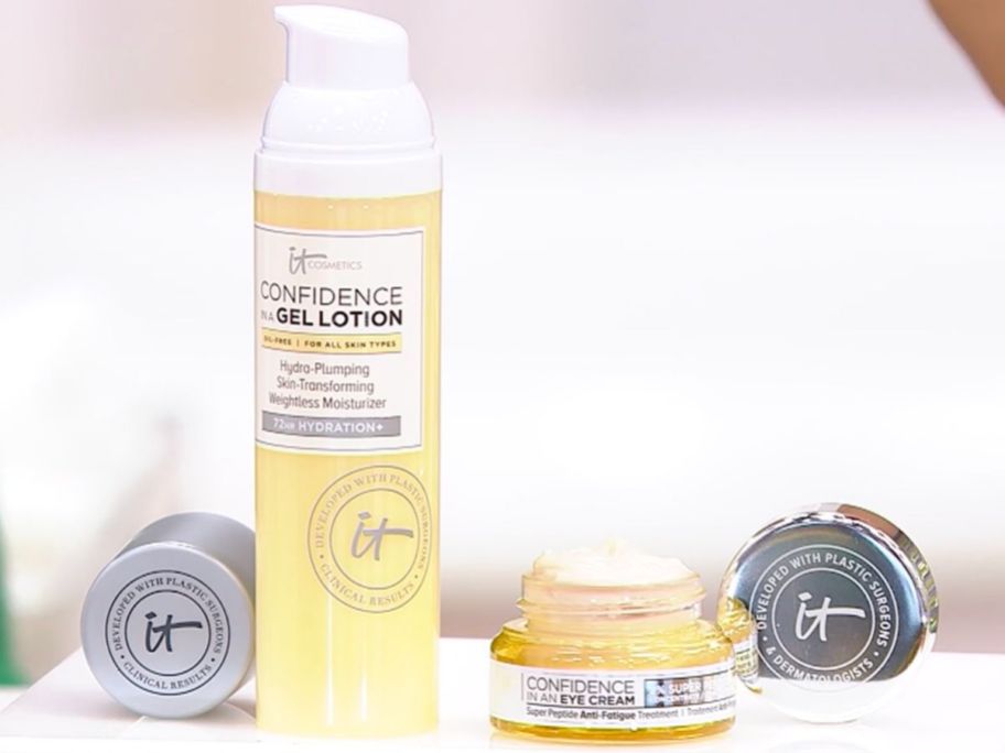 It Cosmetics Confidence in a Gel Cream and Confidence in an Eye Cream