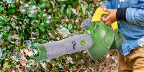 John Deere Bubble Leaf Blower or Mower Only $14.99 on Target.com (Includes Bubble Solution Gas Can)