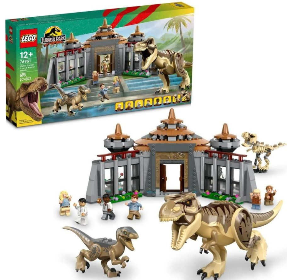 Stock image of LEGO Jurassic Park Visitor Center
