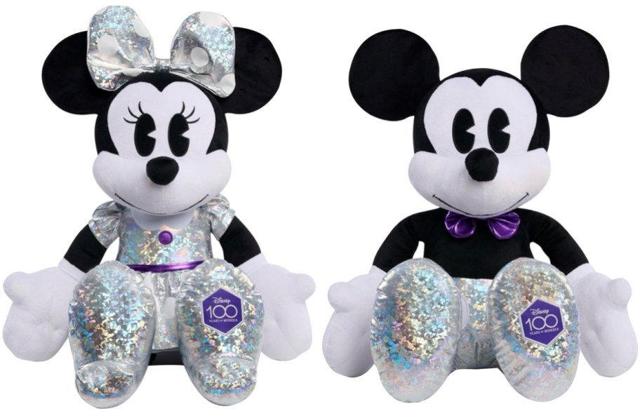 Just Play Disney 100 Years of Wonder 32in Minnie and Mickey Mouse Jumbo Plush