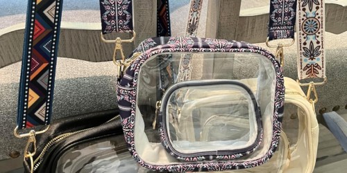 Clear Crossbody Bag & Pouch Set Only $7.99 on Amazon (Regularly $16)