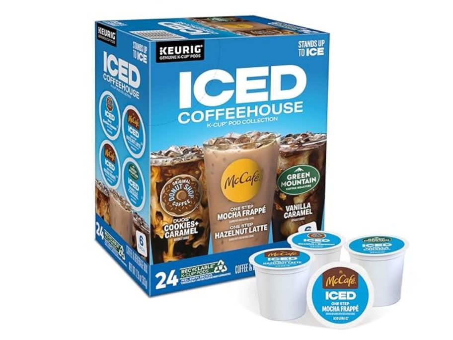 Keurig Iced Coffee, Single-Serve K-Cup Pods Variety Pack, 24 Count stock image
