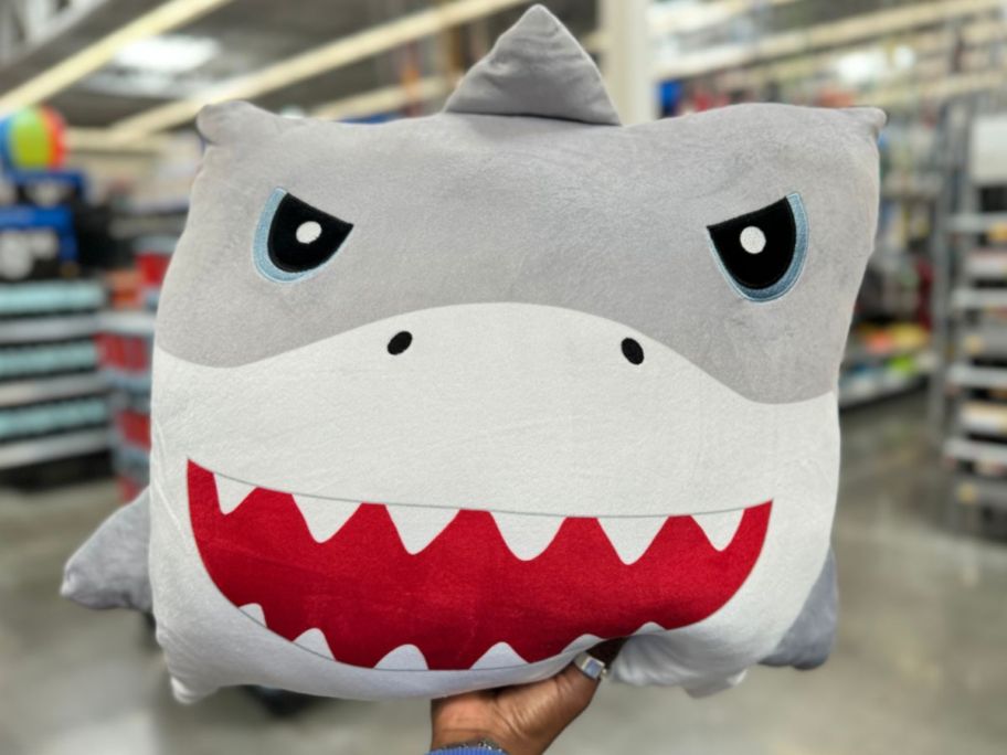 Kids Characters Snuggly Pillows Shark