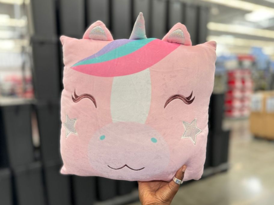 Kids Characters Snuggly Pillows Unicorn
