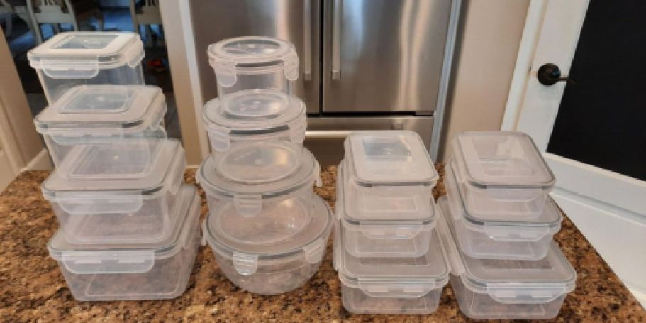 Extra Large Freezer Storage Containers w/ Lids 28-Piece Set Only $19.99 on Amazon (Reg. $40)