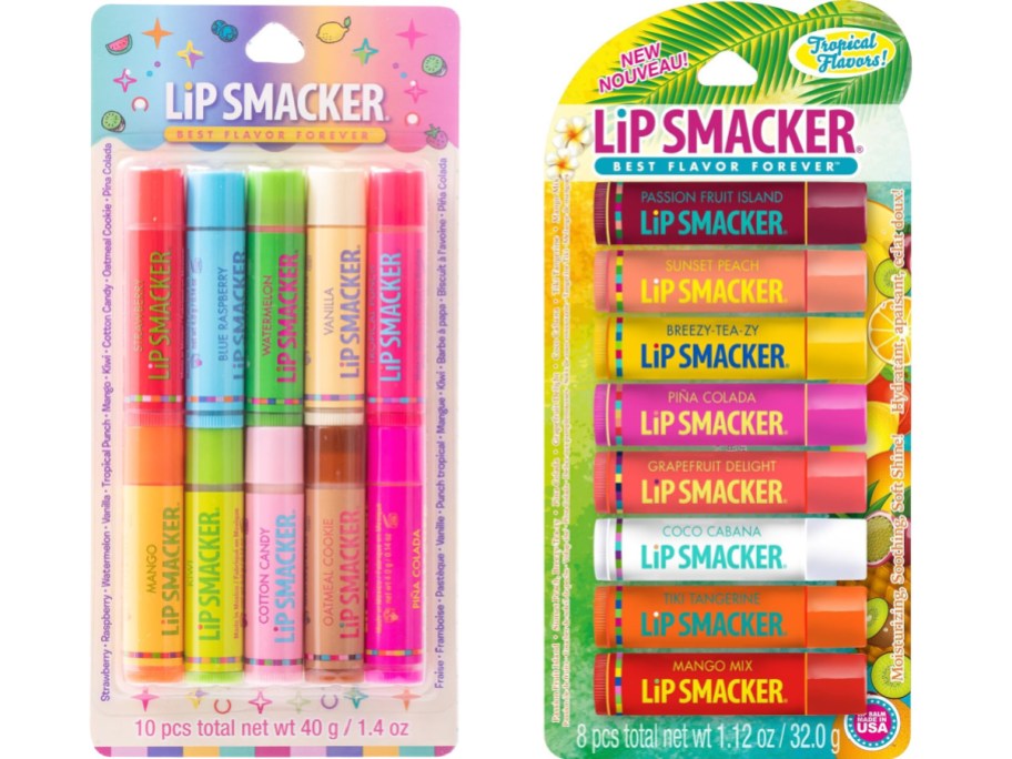 Lip smackers traditional and topical